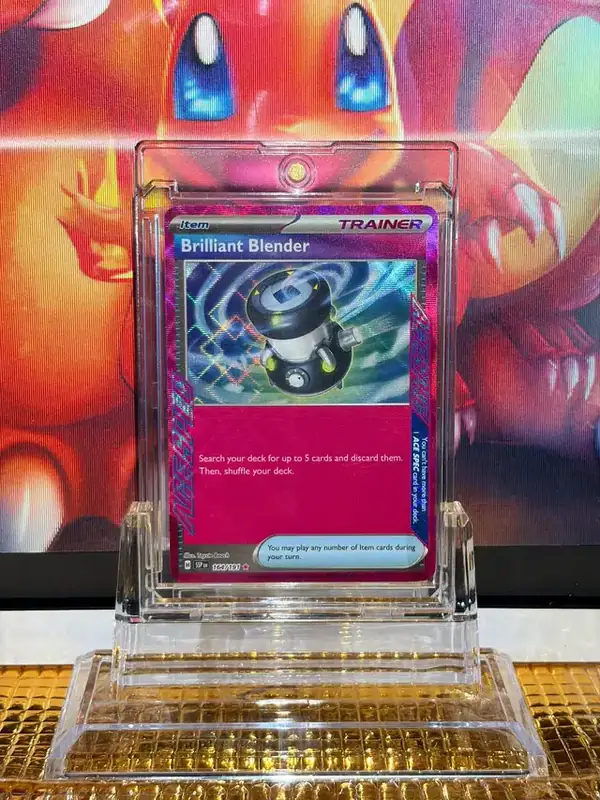 Brilliant Blender ACE SPEC Rare Pokémon card 164/191 illustrated by Toyste Beach