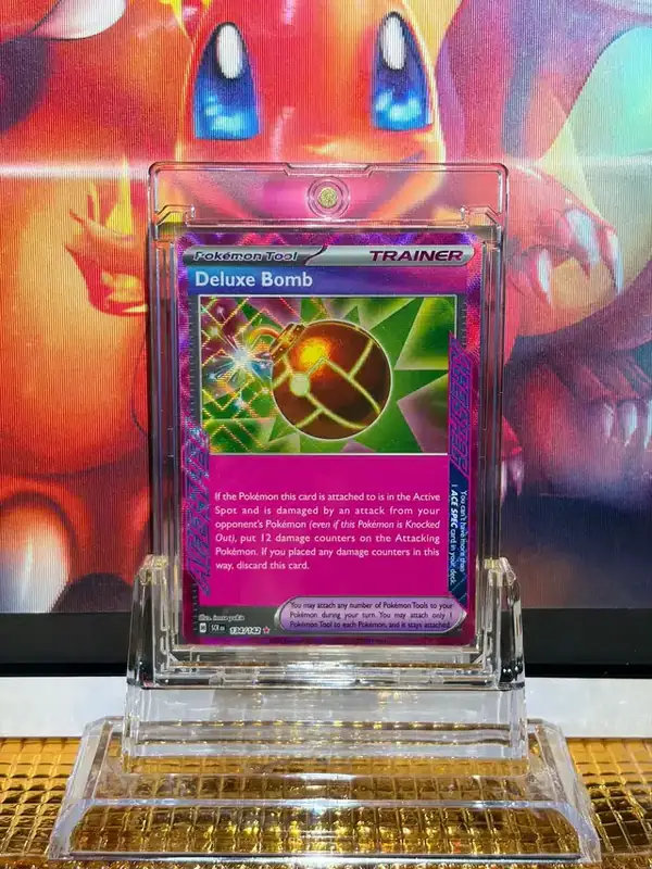Deluxe Bomb ACE SPEC Rare Pokémon card 134/142 illustrated by inose yukie