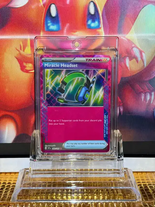 Miracle Headset ACE SPEC Rare Pokémon card 183/191 illustrated by inose yukie