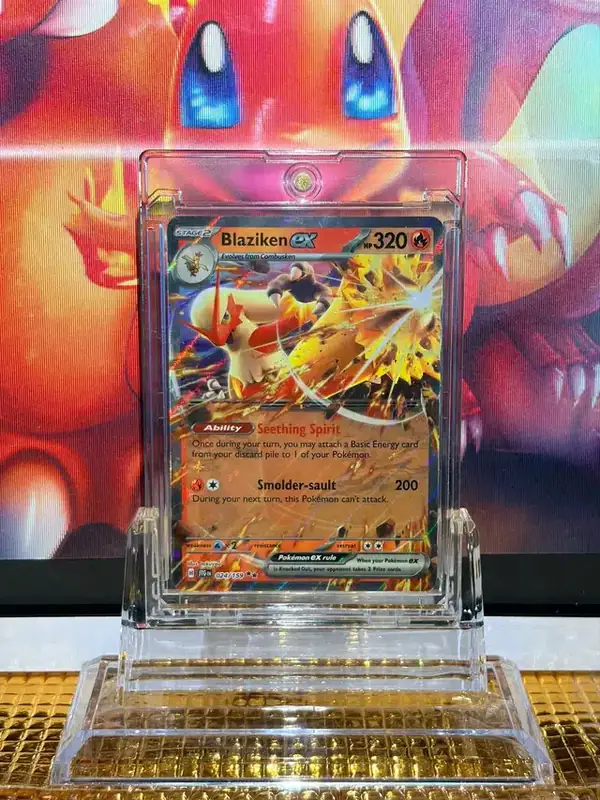 Blaziken ex Double Rare Pokémon card 024/159 illustrated by takuyoa