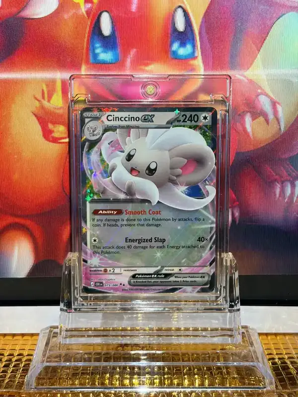 Cinccino ex Double Rare Pokémon card 073/086 illustrated by 5ban Graphics