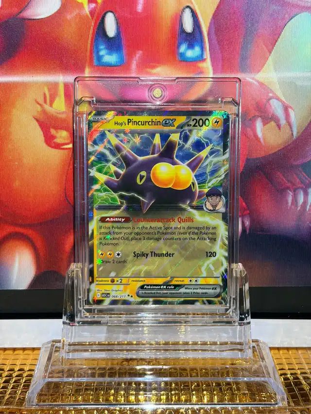 Hop’s Pincurchin ex Double Rare Pokémon card 068/217 illustrated by 5ban Graphics