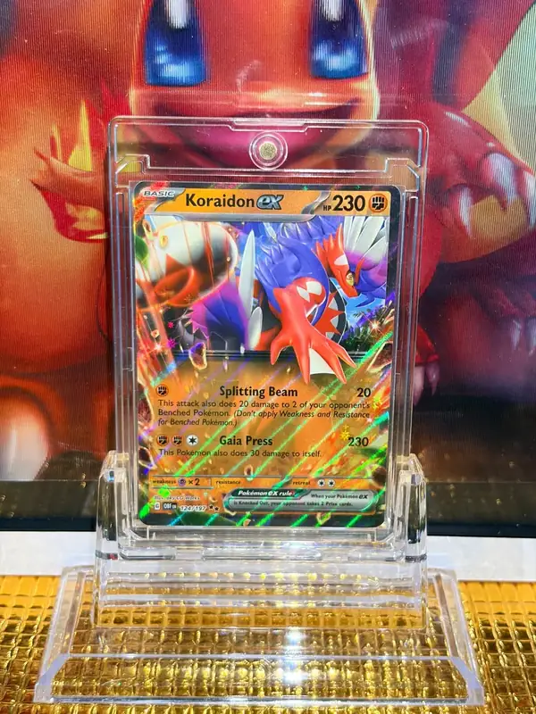Koraidon ex Double Rare Pokémon card 124/197 illustrated by aky CG Works