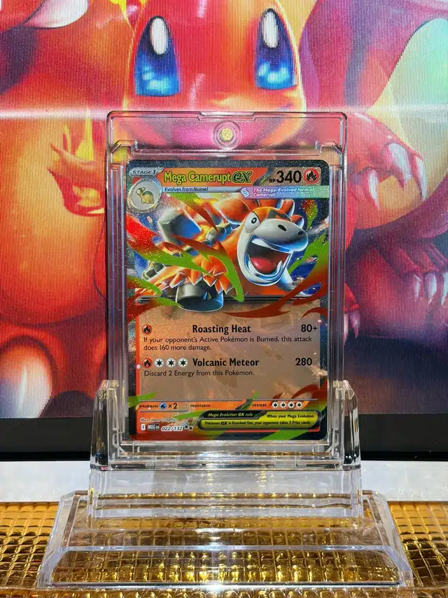 Mega Camerupt ex Double Rare Pokémon card 022/132 illustrated by 5ban Graphics