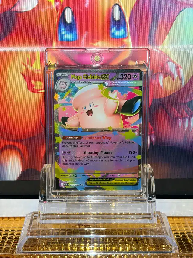 Mega Clefable ex Double Rare Pokémon card 031/088 illustrated by aky CG Works