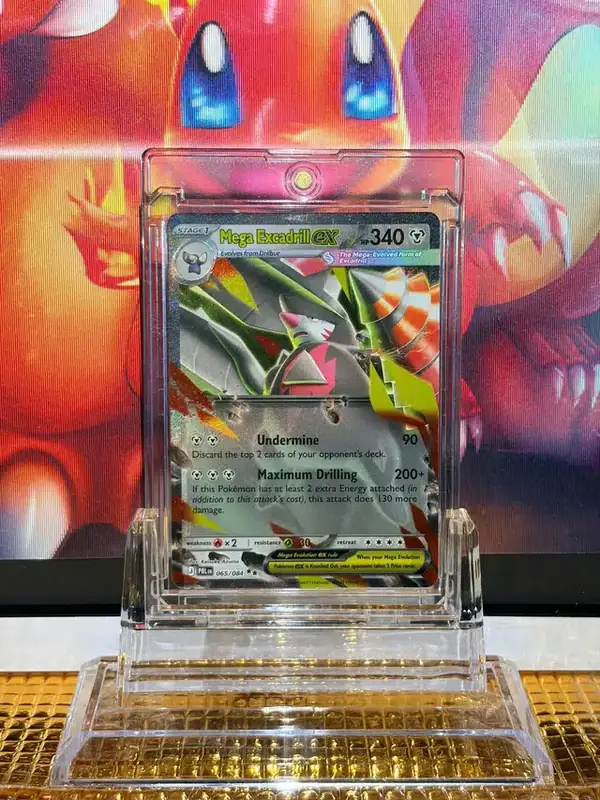 Mega Excadrill ex Double Rare Pokémon card 065/084 illustrated by Keisuke Azuma