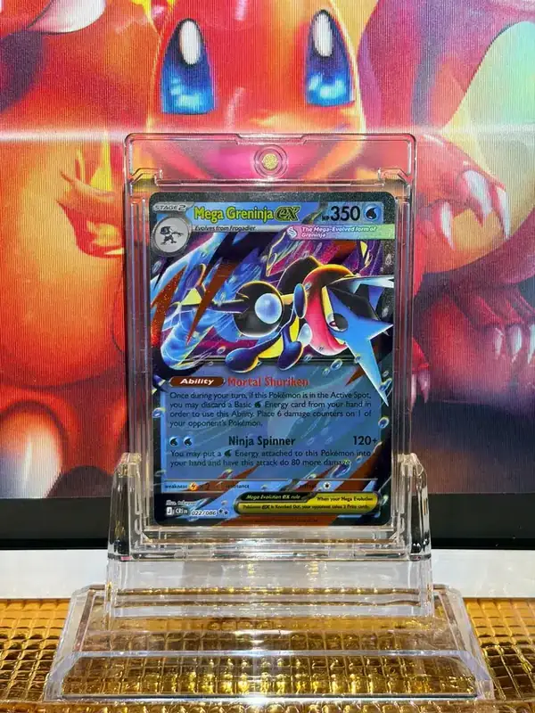 Mega Greninja ex Double Rare Pokémon card 022/086 illustrated by takuyoa
