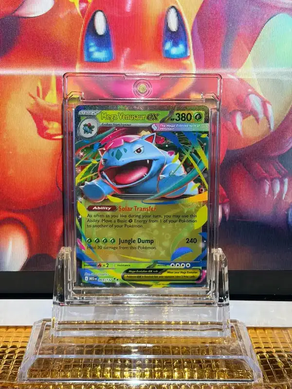 Mega Venusaur ex Double Rare Pokémon card 003/132 illustrated by 5ban Graphics