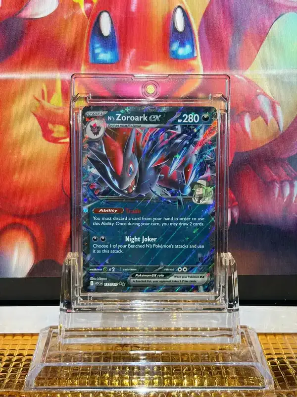N’s Zoroark ex Double Rare Pokémon card 137/217 illustrated by takuyoa