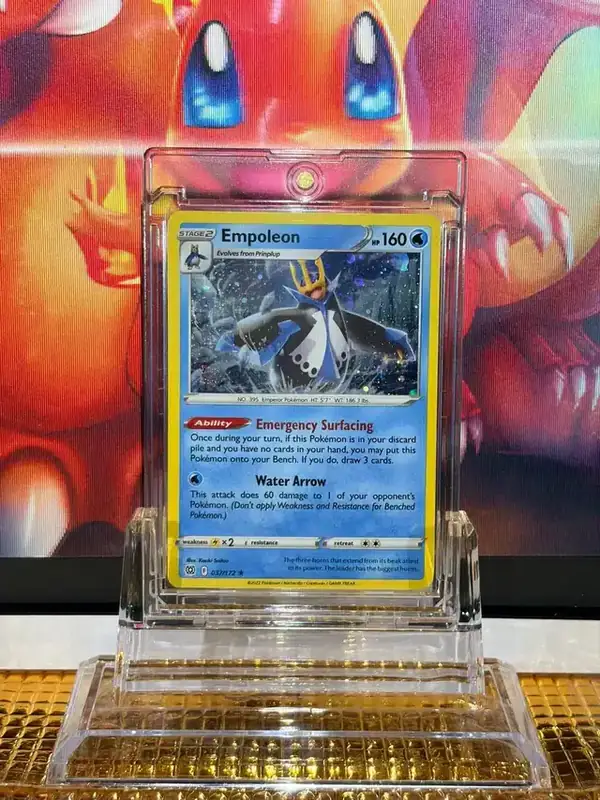 Empoleon — Cosmos Holo Holo Rare Pokémon card 037/172 illustrated by Kouki Saitou