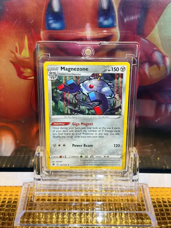 Magnezone Holo Rare Pokémon card 107/189 illustrated by GOSSAN