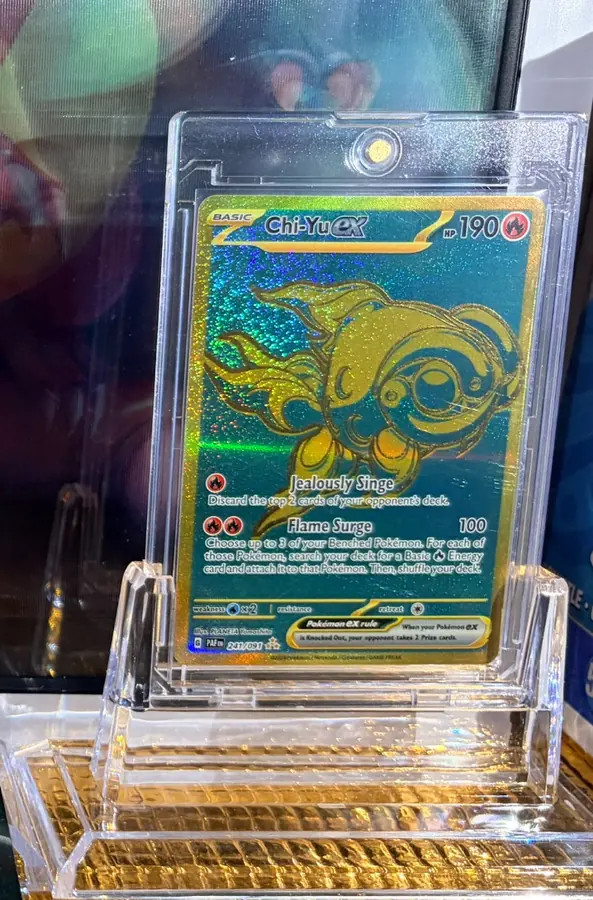 Chi-Yu ex Hyper Rare Pokémon card 241/091 illustrated by PLANETA Yamashita