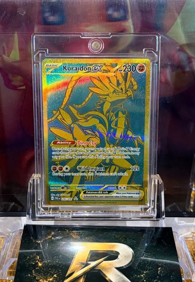 Koraidon ex Hyper Rare Pokémon card 245/091 illustrated by aky CG Works