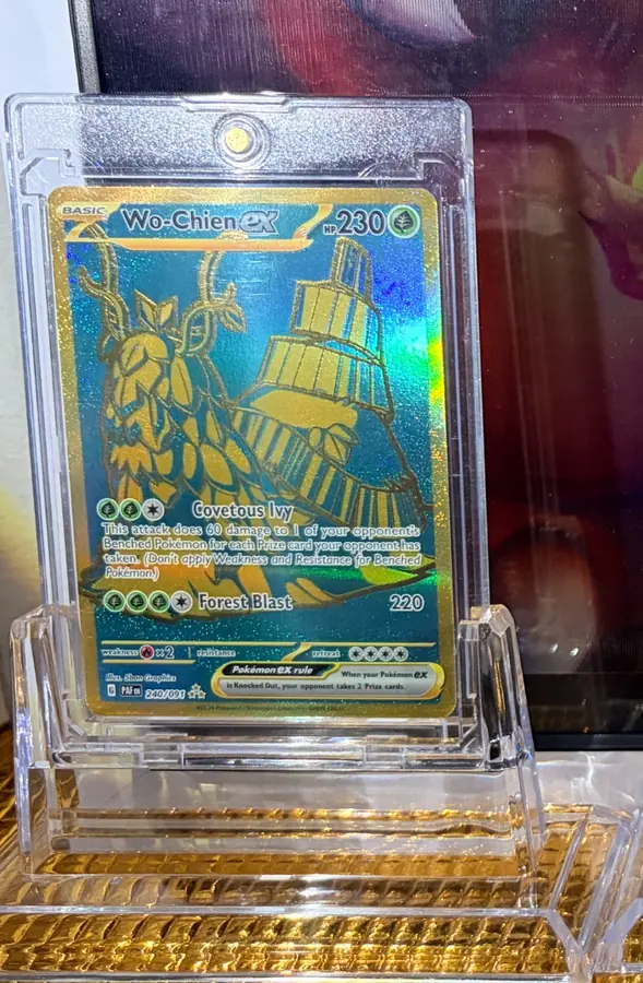 Wo-Chien ex Hyper Rare Pokémon card 240/091 illustrated by 5ban Graphics
