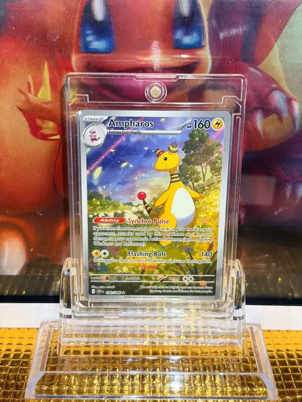 Ampharos Illustration Rare Pokémon card 090/086 illustrated by saino misaki