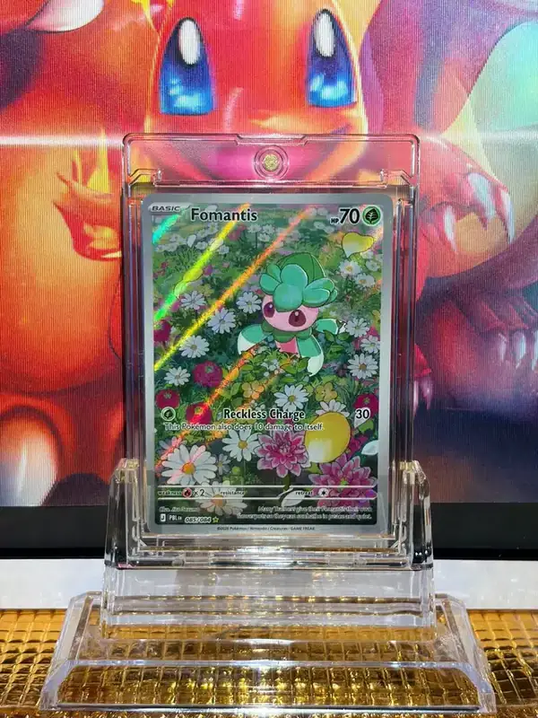 Fomantis Illustration Rare Pokémon card 085/084 illustrated by Jiro Sasumo
