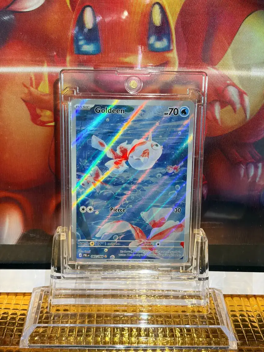 Goldeen Illustration Rare Pokémon card 087/084 illustrated by Gemi