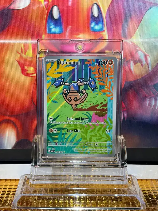 Hitmontop Illustration Rare Pokémon card 240/217 illustrated by osare