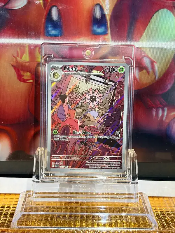 Lileep Illustration Rare Pokémon card 145/142 illustrated by Mori Yuu