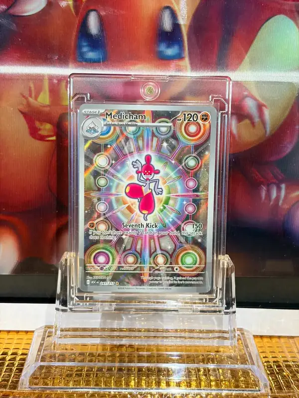 Medicham Illustration Rare Pokémon card 241/217 illustrated by KEIICHIRO ITO