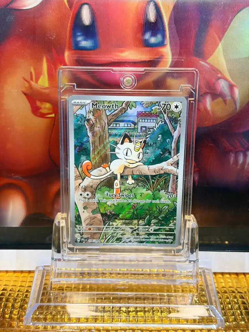 Meowth Illustration Rare Pokémon card 106/094 illustrated by Uninori