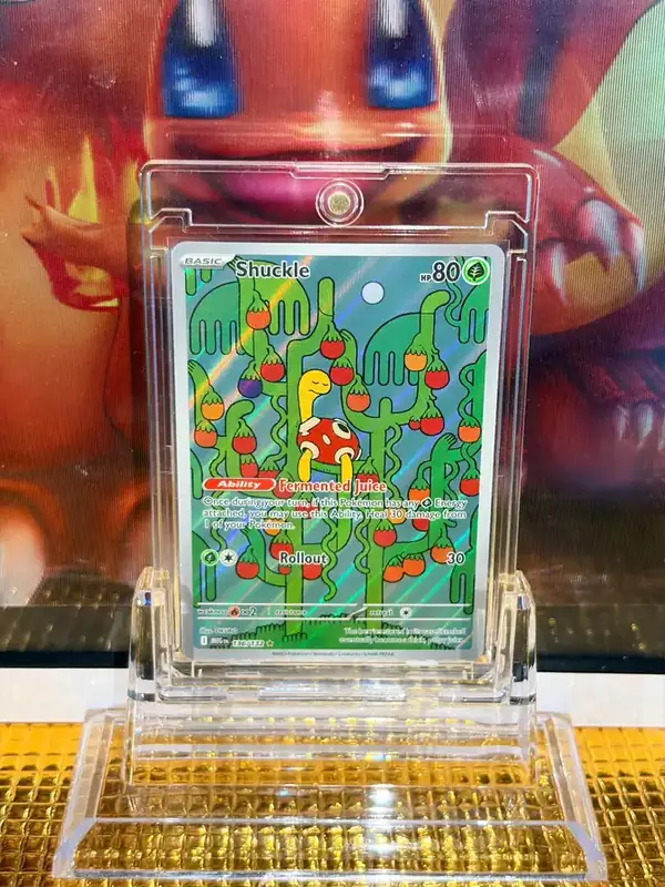 Shuckle Illustration Rare Pokémon card 136/132 illustrated by OKUBO