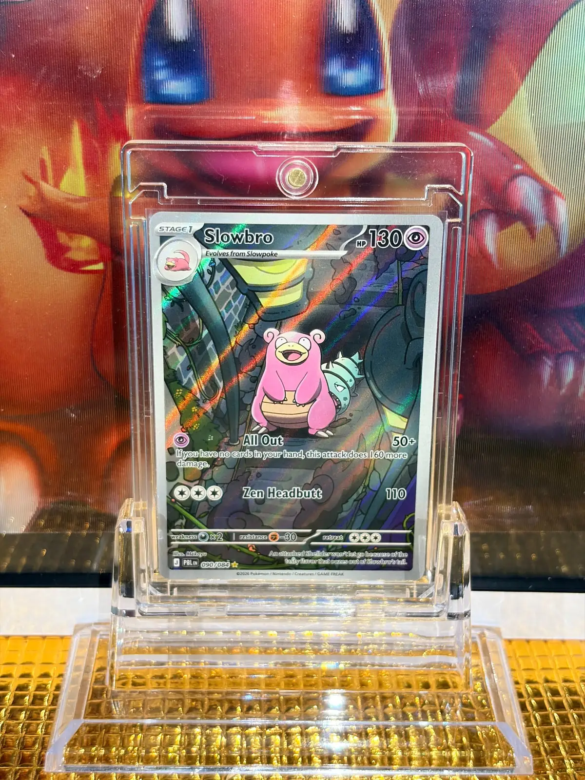 Slowbro Illustration Rare Pokémon card 090/084 illustrated by Mékayu
