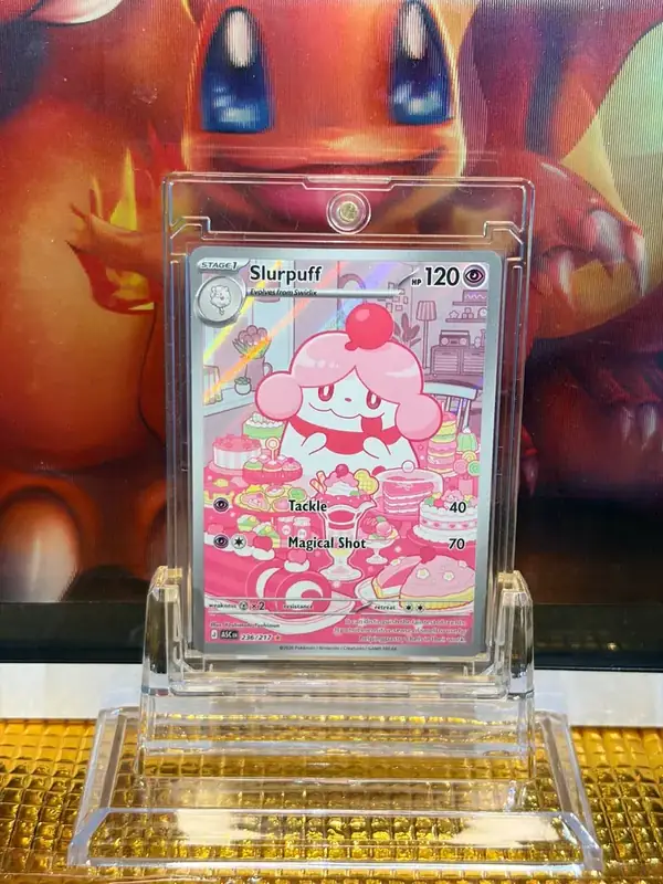 Slurpuff Illustration Rare Pokémon card 236/217 illustrated by Yoshimoto Yoshimon
