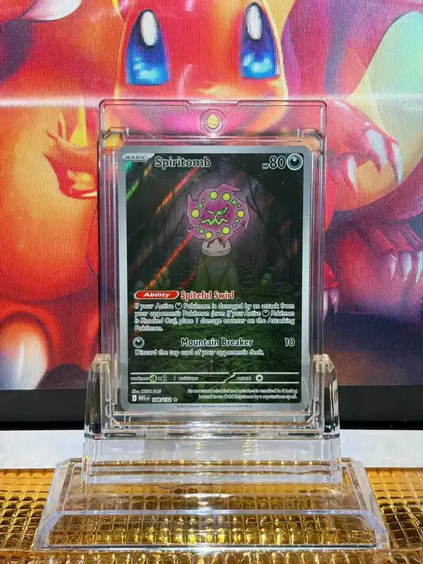 Spiritomb Illustration Rare Pokémon card 148/132 illustrated by IKEDA Saki