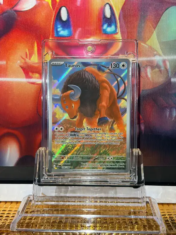 Tauros Illustration Rare Pokémon card 096/086 illustrated by Tsuyoshi Nagano