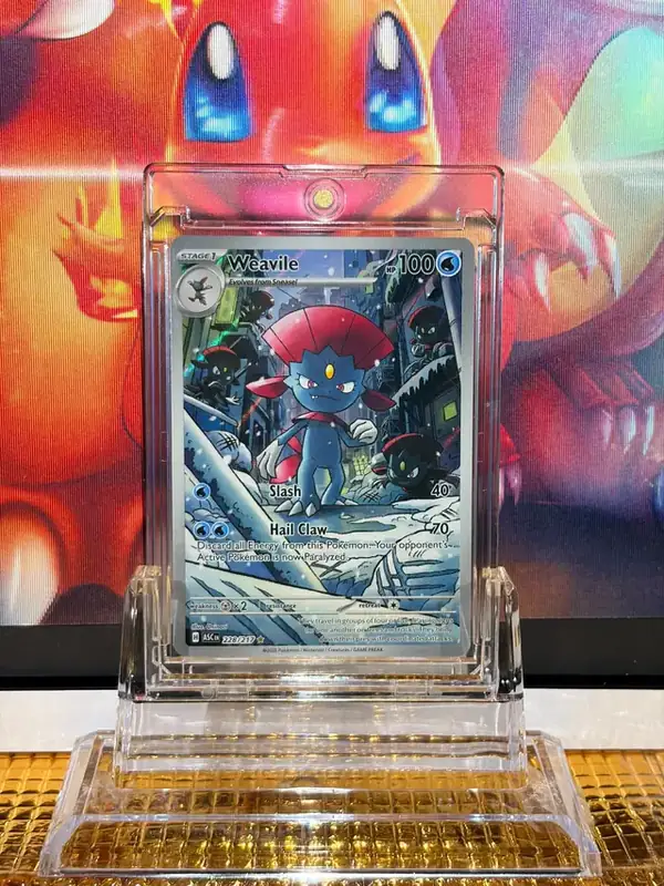 Weavile Illustration Rare Pokémon card 228/217 illustrated by Uninori