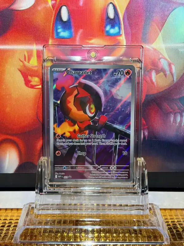 Charcadet Promo Rare Pokémon card 022 illustrated by Teeziro