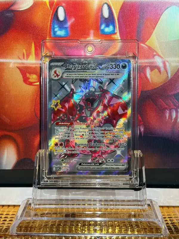 Charizard ex Promo Rare Pokémon card SVP 074 illustrated by 5ban Graphics