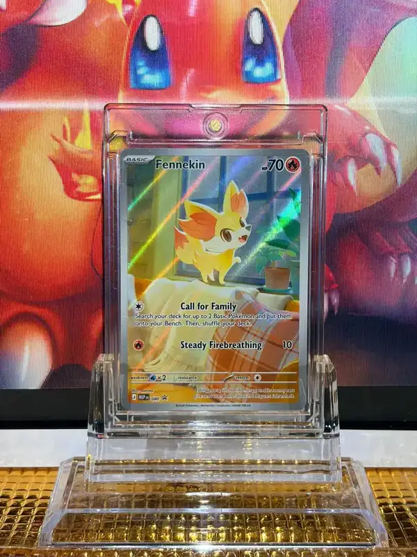 Fennekin Promo Rare Pokémon card 080