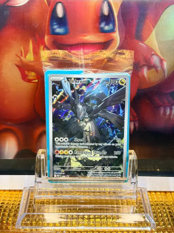 N's Zekrom Promo Rare Pokémon card 031 illustrated by Bun Toujo