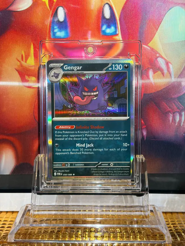Gengar Rare Pokémon card 050/088 illustrated by Masako Tomii