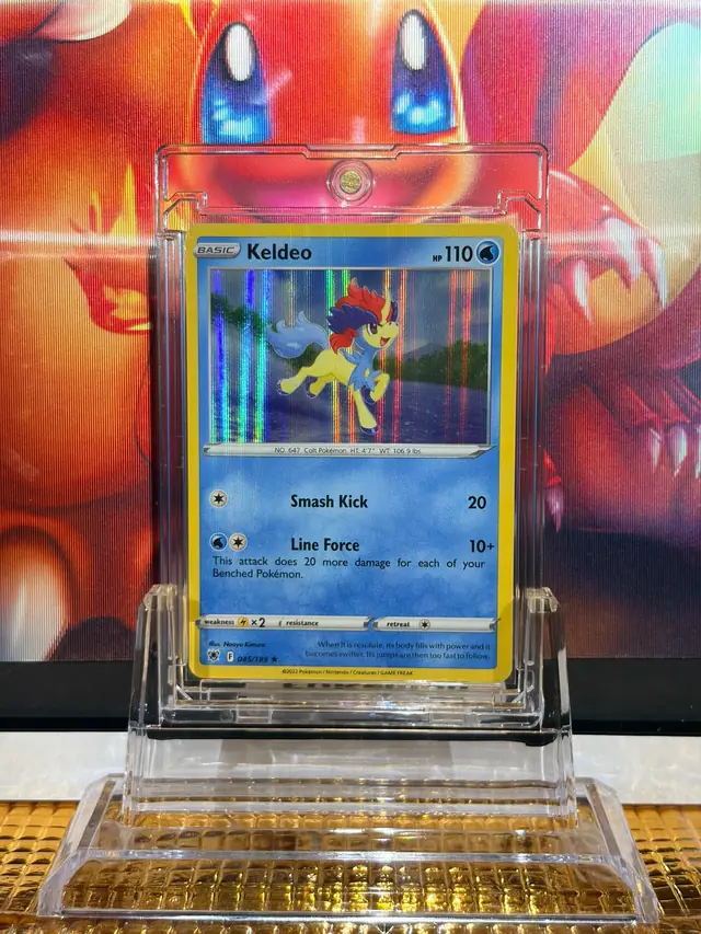 Keldeo Rare Pokémon card 045/189 illustrated by Naoyo Kimura