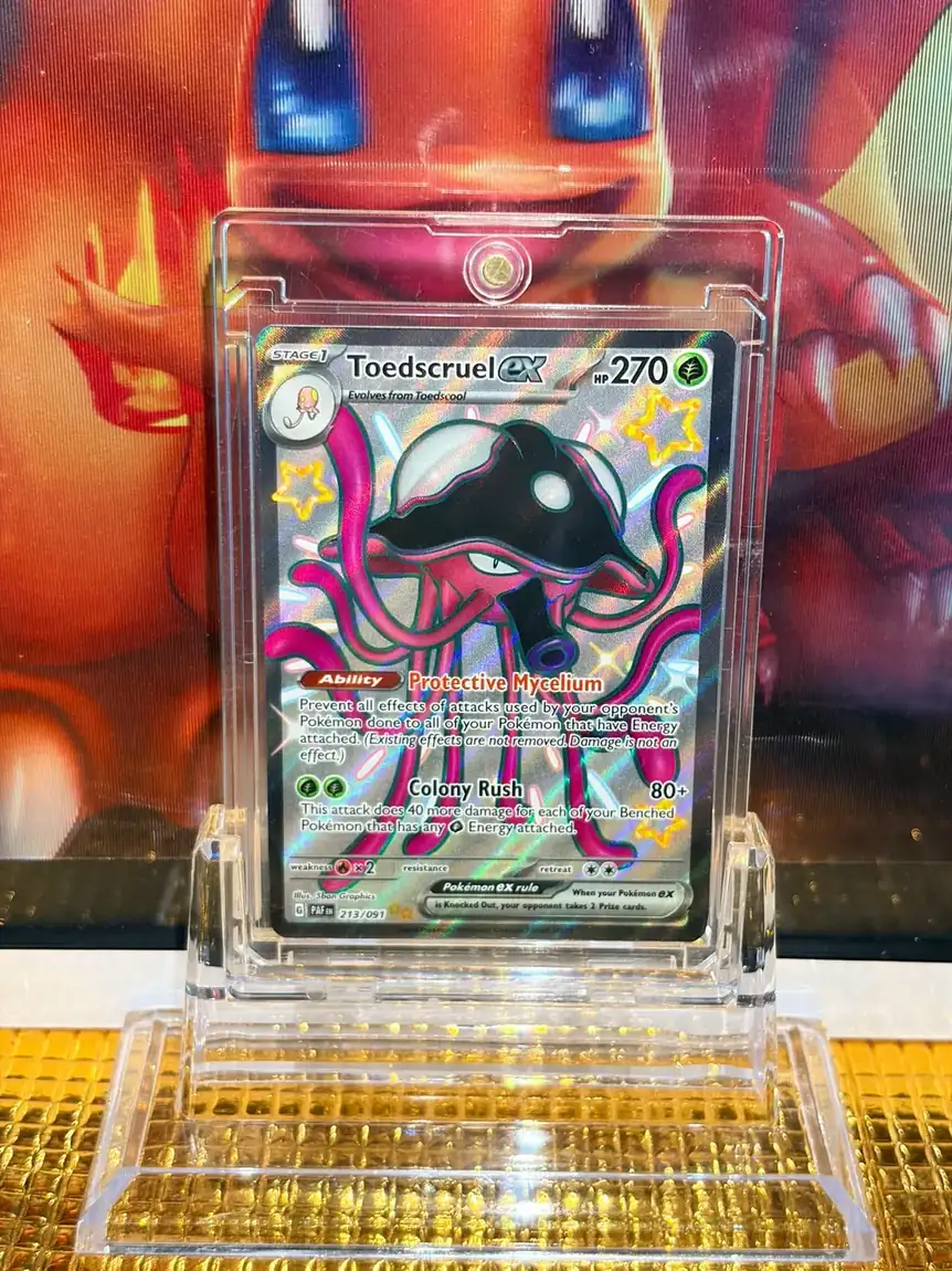 Toedscruel ex Shiny Ultra Rare Pokémon card 213/091 illustrated by 5ban Graphics