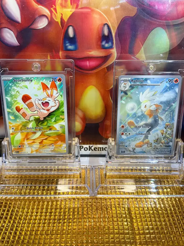 Scorbunny & Raboot Evolution Pair