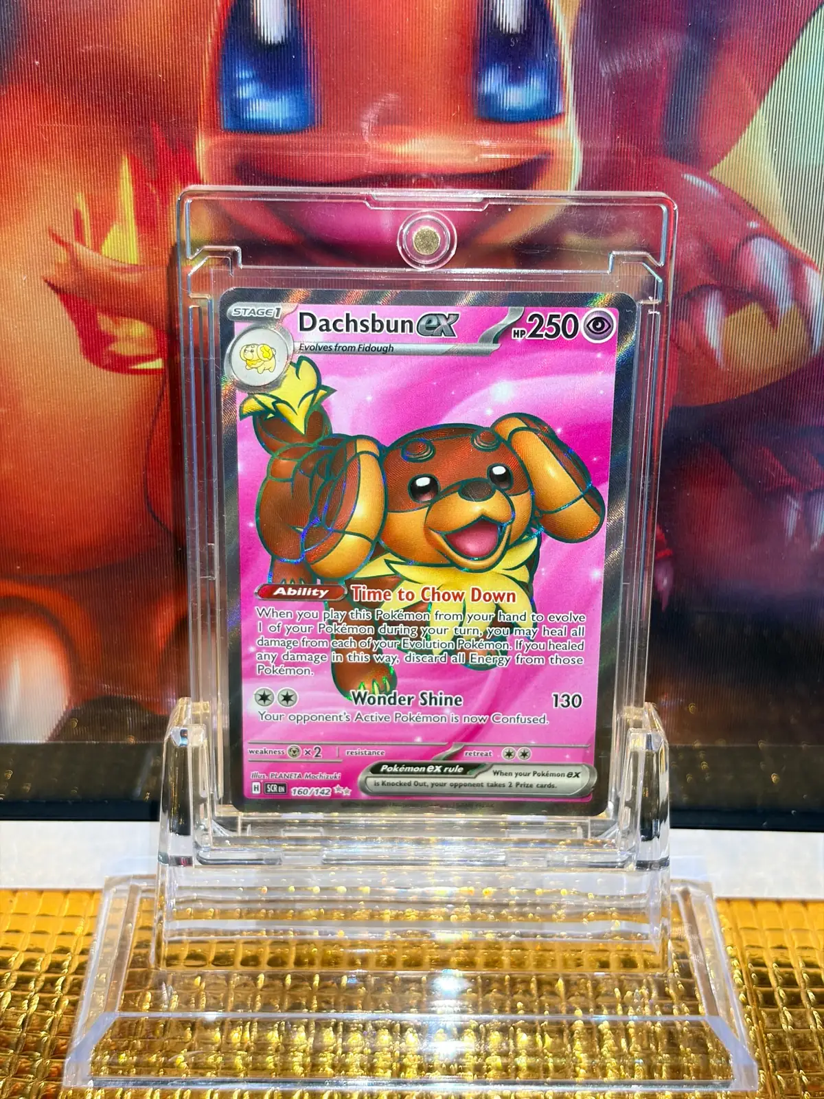 Dachsbun ex Special Illustration Rare Pokémon card 160/142 illustrated by Yuu Nishida
