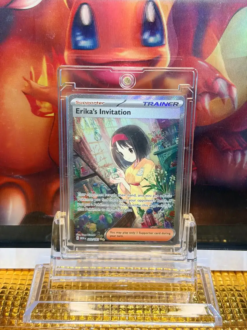 Erika's Invitation Special Illustration Rare Pokémon card 203/165 illustrated by Cona Nitanda