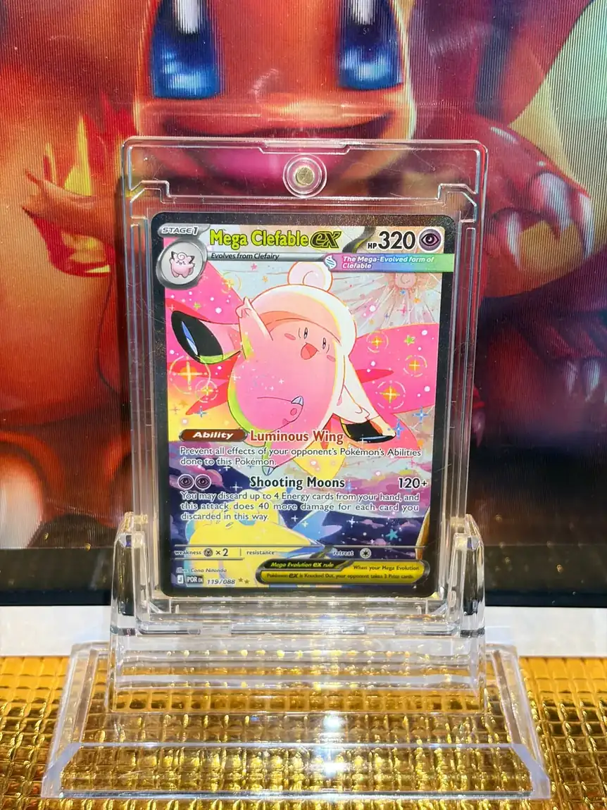 Mega Clefable ex collector card 119/088