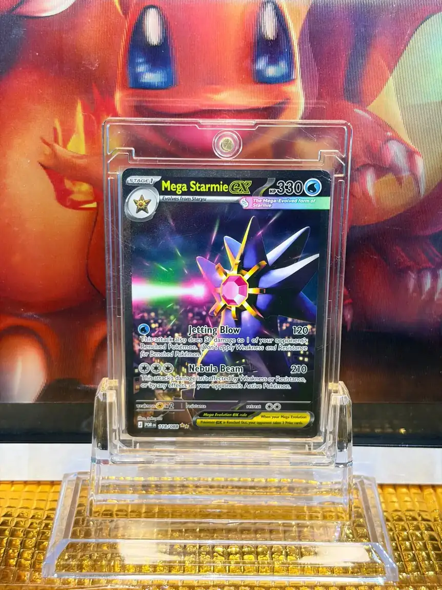 Mega Starmie ex collector card 118/088