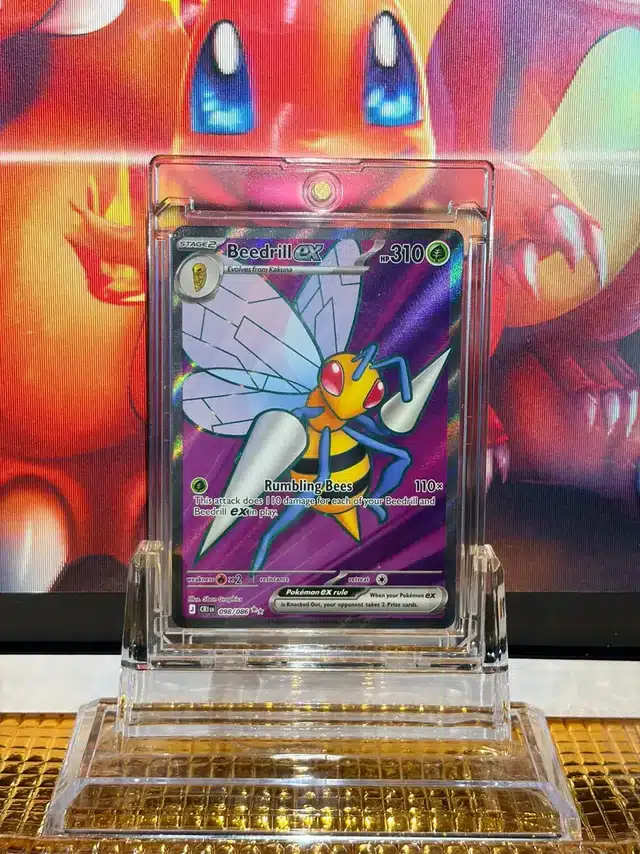 Beedrill ex Ultra Rare Pokémon card 098/086 illustrated by 5ban Graphics