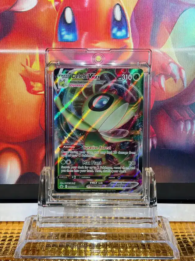 Celebi VMAX Ultra Rare Pokémon card 008/198 illustrated by PLANETA Tsuji