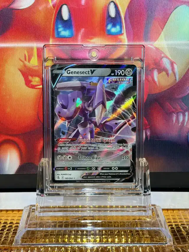 Genesect V Ultra Rare Pokémon card 185/264 illustrated by PLANETA Tsuji