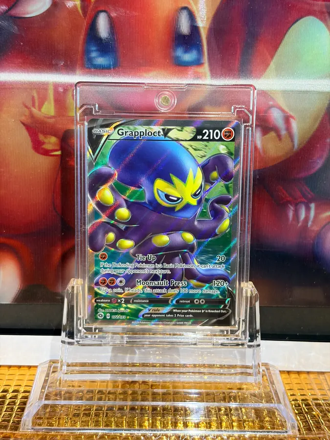 Grapploct V Ultra Rare Pokémon card 072/073 illustrated by PLANETA Igarashi