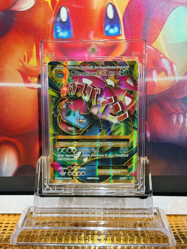 M Venusaur EX Ultra Rare Pokémon card 100/108 illustrated by 5ban Graphics