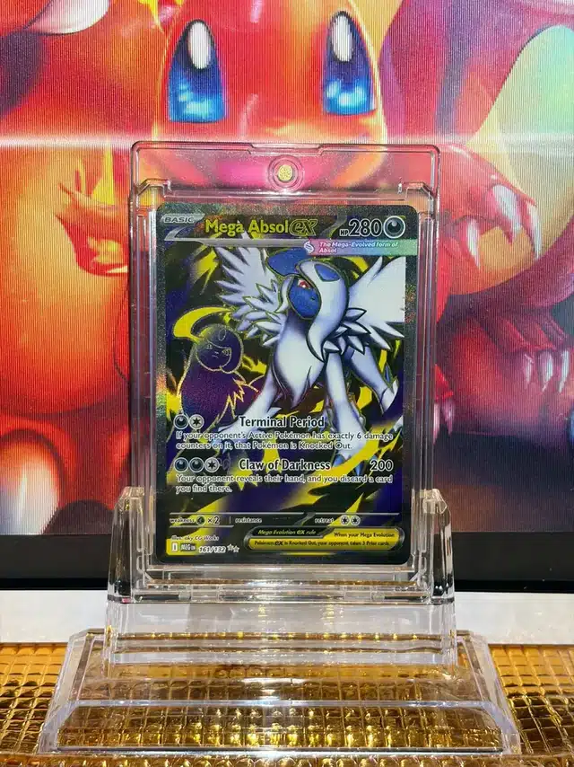 Mega Absol ex Ultra Rare Pokémon card 161/132 illustrated by aky CG Works