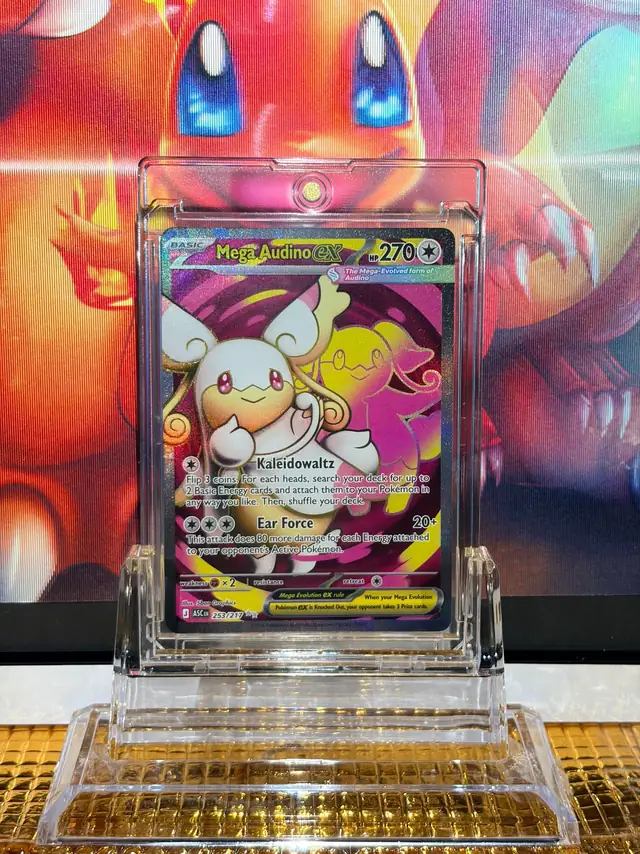 Mega Audino ex Ultra Rare Pokémon card 253/217 illustrated by 5ban Graphics